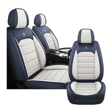 Load image into Gallery viewer, Full Coverage Black Leather Car Seat Cover Sports’ Standard Style, Automotive Vehicle Cushion Universal Fit