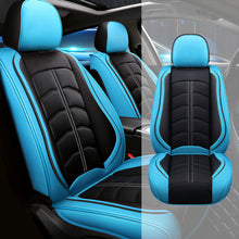 Load image into Gallery viewer, Full Coverage Black Leather Car Seat Cover Light Standard Style, Automotive Vehicle Cushion Universal Fit